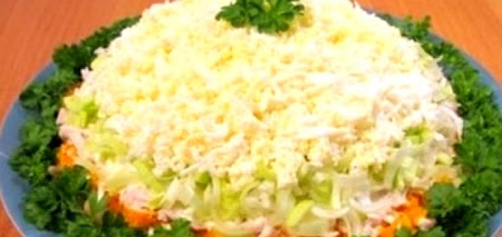 Рецепты слоеные салаты без курицы