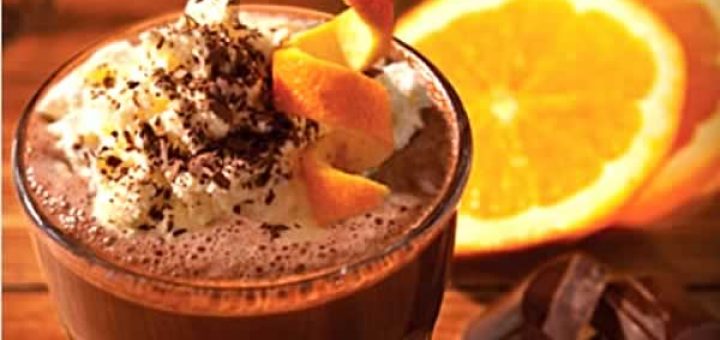 апельсиновый горячий шоколад