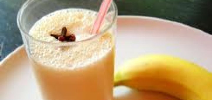 горячий банановый напиток