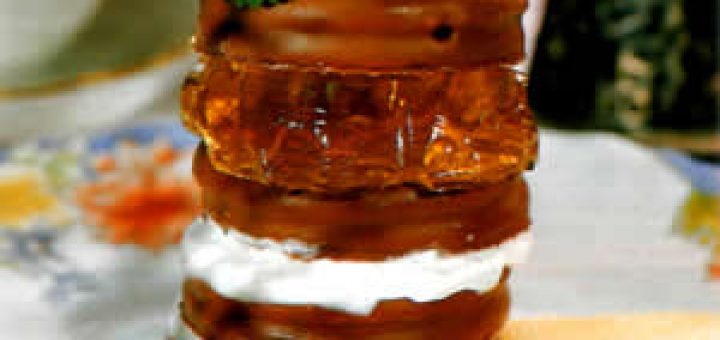 башенки из печенья