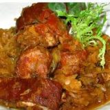 тушеная капуста с мясом