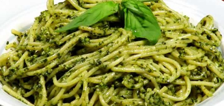паста с соусом песто