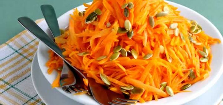 салат морковный