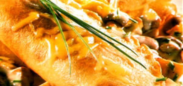 блинчики с шампиньонами