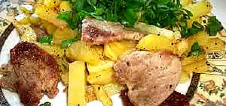 жареная свинина