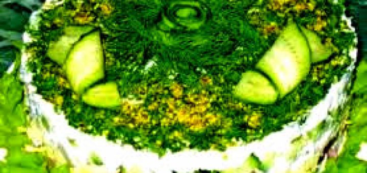 торт-салат из минтая