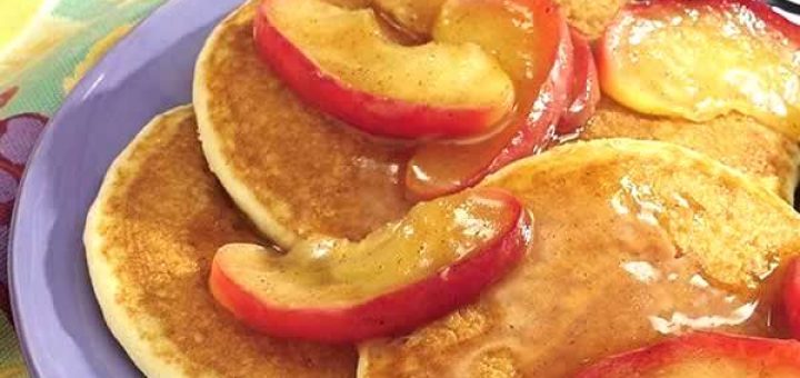 блинчики с яблоками