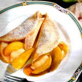 десерт с грушами