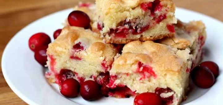 клюквенный торт