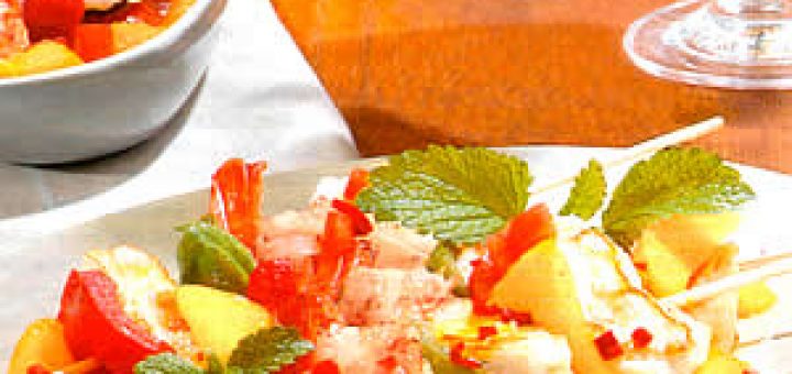 шпажки с креветками