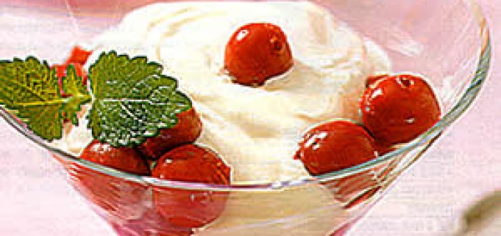 вишневый десерт