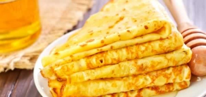 блинчики с медом