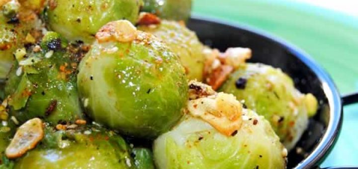 отварная брюссельская капуста