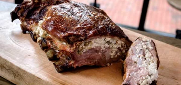 фаршированная грудинка