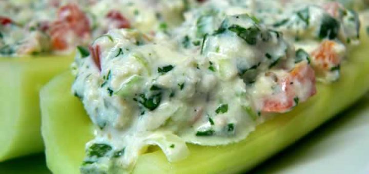фаршированные огурцы