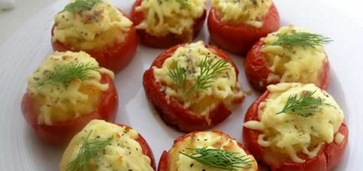 помидоры, фаршированные пшенной кашей