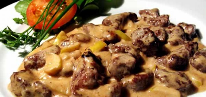 говядина по-строгановски