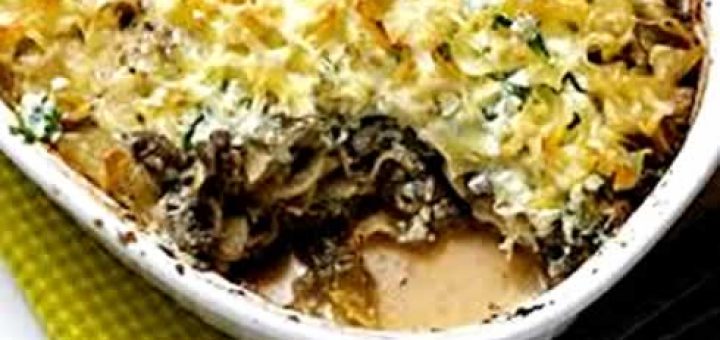 грибы с лапшой