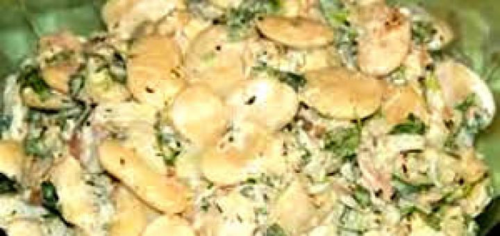 салат картофельный с фасолью