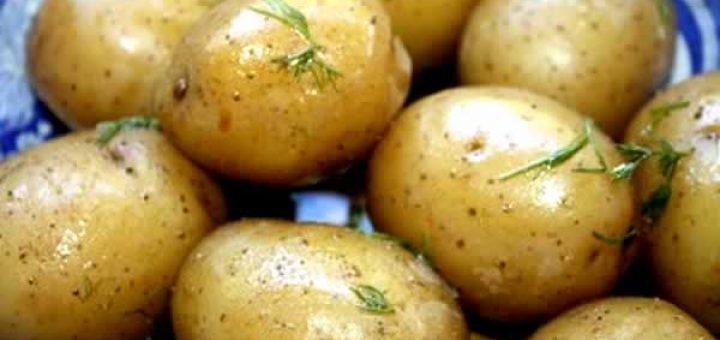 картофель отварной