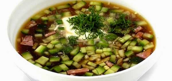 окрошка мясная