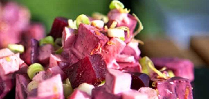 салат из свеклы и яблок