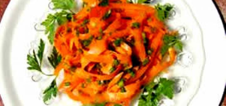 салат из моркови и сладкого перца