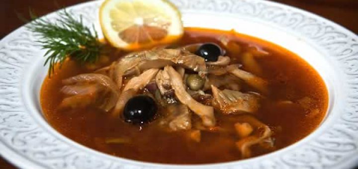 солянка грибная