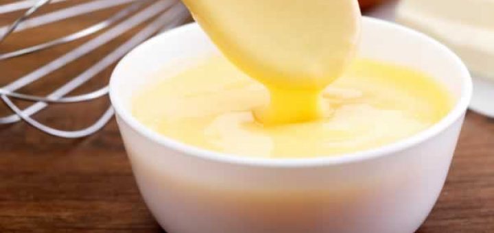 масляный соус с желтками