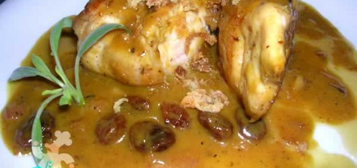 хлебный соус с изюмом