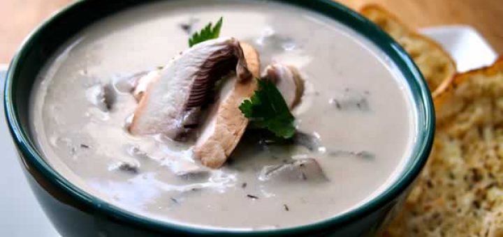 суп из шампиньонов