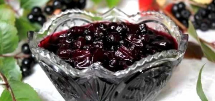 варенье из черноплодной рябины