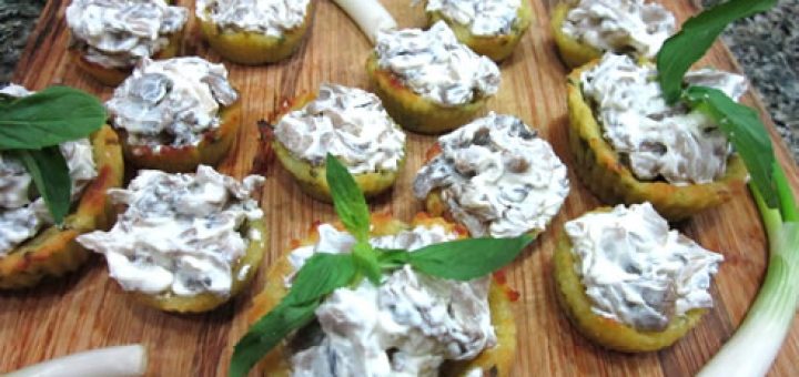 кабачки с творогом