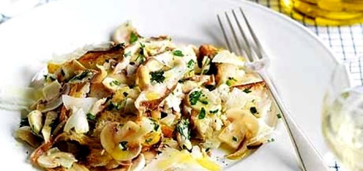 римский салат из сельди