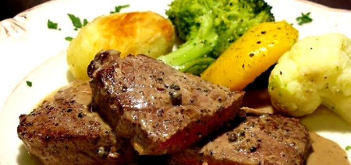 говяжья вырезка в сметане