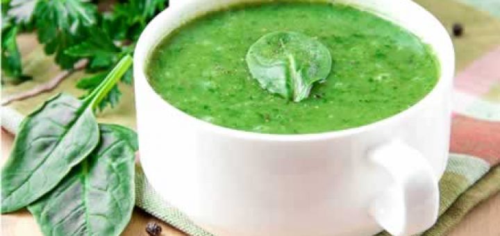 суп со шпинатом