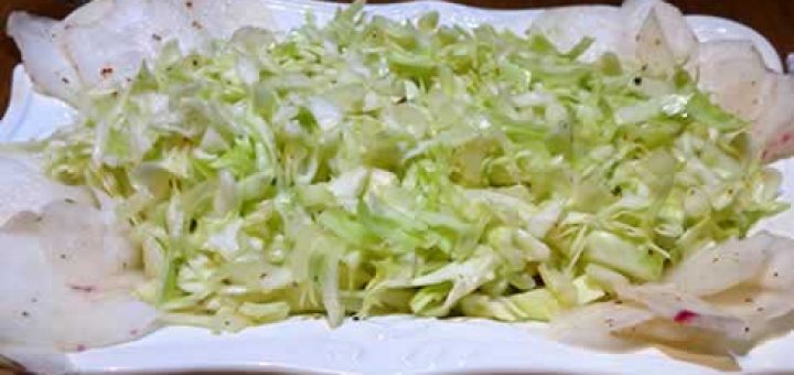 салат из белокочанной капусты