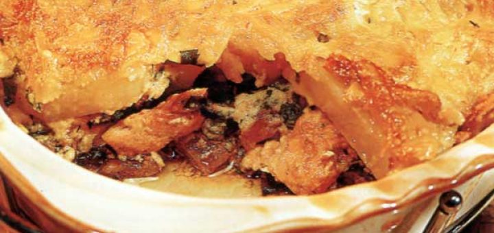 грибной пирог