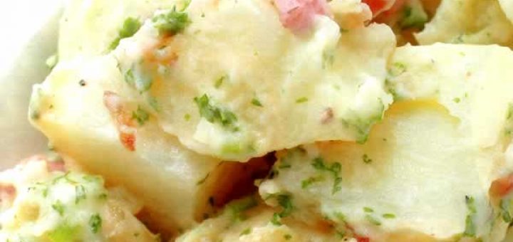 теплый картофельный салат