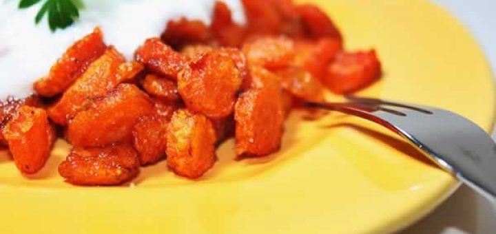 морковь в молочном соусе