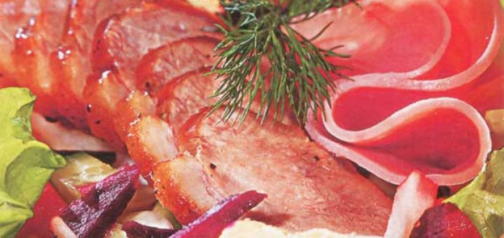 салат с уткой