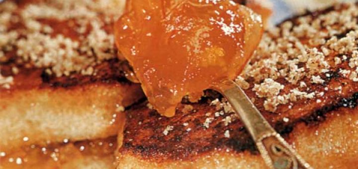 гренки с джемом