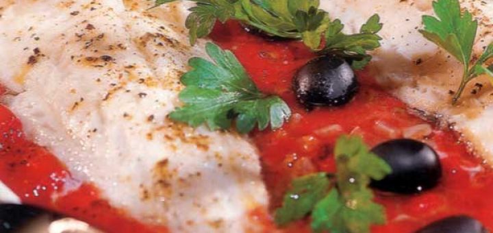 рыба с маслинами