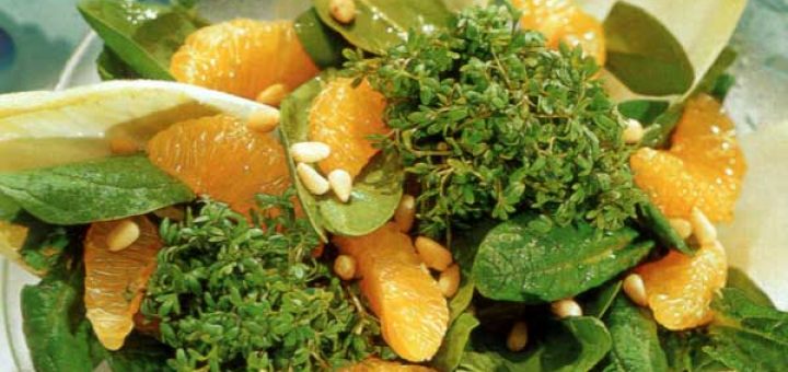 салат из мандаринов