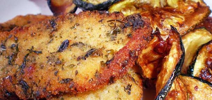 шницель из баклажанов