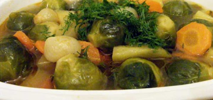 суп из брюссельской капусты