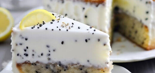 лимонный торт