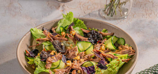 салат из мяса и чернослива