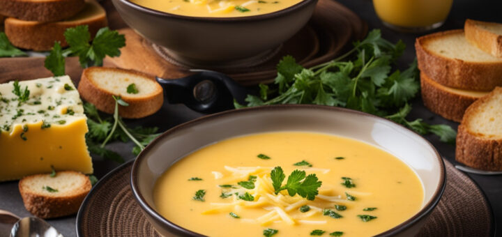 сырный суп с курицей